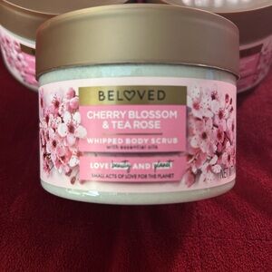 Cherry Blossom & Tea Rose Whipped Body Scrub. Get 3 for the price of 1